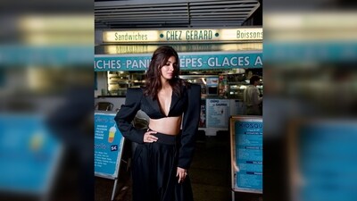 Diana Penty called her fit a 'different kind of tuxedo.' "Always a pleasure to be back at Cannes with my @greygoose fam! We chose a different kind of tuxedo for the red carpet last night. Whaadya’ll think?!," she captioned her post. (Instagram/@dianapenty) Diana Penty called her fit a 'different kind of tuxedo.' "Always a pleasure to be back at Cannes with my @greygoose fam! We chose a different kind of tuxedo for the red carpet last night. Whaadya’ll think?!," she captioned her post. (Instagram/@dianapenty)