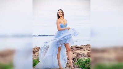 Manushi Chhillar captivates her fans with her fairytale avatar in an asymmetrical layered tulle gown. (Instagram/@manushi_chhillar) Manushi Chhillar captivates her fans with her fairytale avatar in an asymmetrical layered tulle gown. (Instagram/@manushi_chhillar)