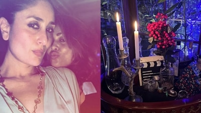 Kareena Kapoor and Amrita Arora pose for a selfie at her Mumbai home; Malaika Arora shared an inside picture (right). Kareena Kapoor and Amrita Arora pose for a selfie at her Mumbai home; Malaika Arora shared an inside picture (right).