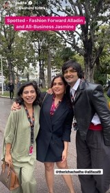 Richa Chadha and Ali Fazal in Cannes. Richa Chadha and Ali Fazal in Cannes.