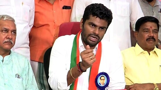 Tamil Nadu BJP president K Annamalai. (ANI)
