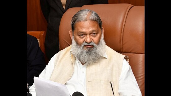 Home Minister Anil Vij (File photo)