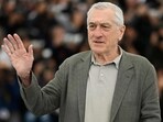 Robert de Niro at the photocall for Killers of the Flower Moon at the 76th edition of the Cannes Film Festival on May 21, 2023. (Photo by Patricia DE MELO MOREIRA / AFP)