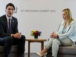 Canada's Justin Trudeau and Italy PM Giorgia Meloni.
