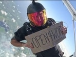 Screengrab from of a clip posted by Chris Serrano. 
