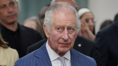 King Charles III during a special industry showcase event hosted by the British Fashion Council (BFC) at 180 Studios, London. (Reuters)
