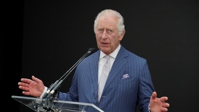 King Charles III is seen. (Reuters)