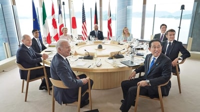 Even before the G7 summit, Russia’s invasion of Ukraine and efforts to push back against was set to dominate proceedings (AFP) Even before the G7 summit, Russia’s invasion of Ukraine and efforts to push back against was set to dominate proceedings (AFP)