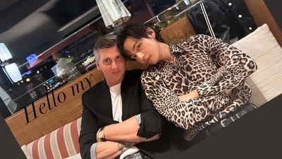 BTS member V aka Kim Taehyung arrives in Cannes for the 2023 Cannes Film Festival. (Instagram) BTS member V aka Kim Taehyung arrives in Cannes for the 2023 Cannes Film Festival. (Instagram)