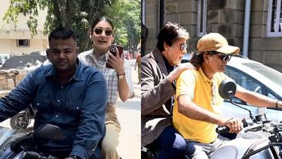 Mumbai police took an action after the issue of the actors not wearing helmet was brought into their attention Mumbai police took an action after the issue of the actors not wearing helmet was brought into their attention