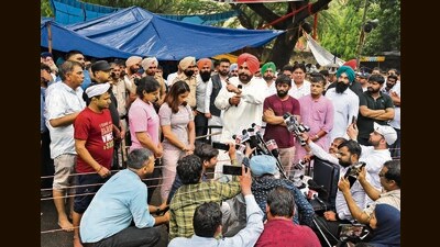 On May 18, the Punjab government had submitted a sealed cover report from Intelligence Bureau on the threat perception to the Congress leader (HT File Photo)