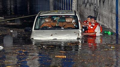 On Sunday evening, a 23-year-old Infosys staffer, identified as Bhanu Rekha, died after her car got stuck in neck-deep waters at an underpass, said police. (PTI) On Sunday evening, a 23-year-old Infosys staffer, identified as Bhanu Rekha, died after her car got stuck in neck-deep waters at an underpass, said police. (PTI)