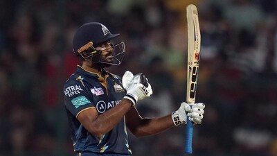 IPL 2023: VIjay Shankar for GT. (PTI) IPL 2023: VIjay Shankar for GT. (PTI)