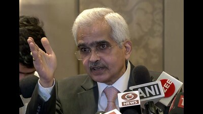 Reserve Bank of India Governor Shaktikanta Das speaks to the media in New Delhi on Monday. (ANI) Reserve Bank of India Governor Shaktikanta Das speaks to the media in New Delhi on Monday. (ANI)