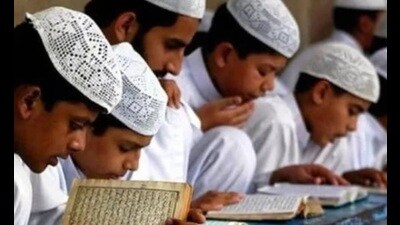 Several such unregistered madrasas are running in districts adjacent to the Nepal border. (Representational photo) Several such unregistered madrasas are running in districts adjacent to the Nepal border. (Representational photo)