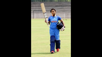 Since her ODI and T20 debut for India in 2018, Taniyaa blossomed and surged as a wicket-keeper, holding the record for the most catches and stumpings for India in T20 cricket. (Keshav Singh/HT)