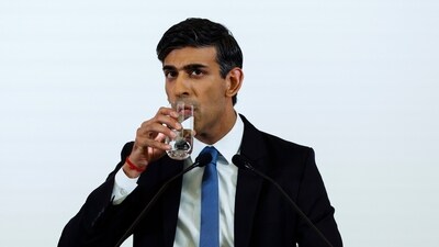 British Prime Minister Rishi Sunak attends a press conference in Hiroshima, western Japan, Sunday. (AP) British Prime Minister Rishi Sunak attends a press conference in Hiroshima, western Japan, Sunday. (AP)