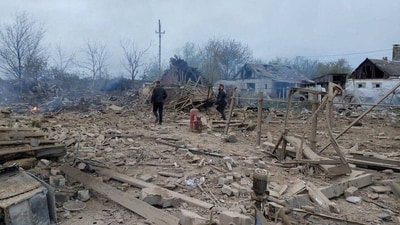 It was not immediately known whether the blasts were air defence systems destroying their targets or Russian missiles or drones hitting their targets. (File/ Reuters)