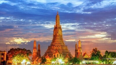 Wat Arun Temple, Bangkok, Thailand. (Shutterstock) Wat Arun Temple, Bangkok, Thailand. (Shutterstock)