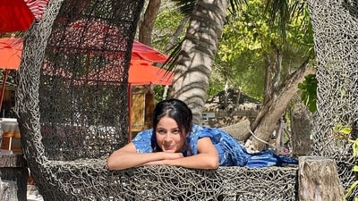 Shehnaaz Gill shared several candid pictures from Phuket on Monday and simply captioned it, “high tides and good vibes”. This year, she was also seen in Guru Randhawa's music video, Moon Rise. Shehnaaz Gill shared several candid pictures from Phuket on Monday and simply captioned it, “high tides and good vibes”. This year, she was also seen in Guru Randhawa's music video, Moon Rise.