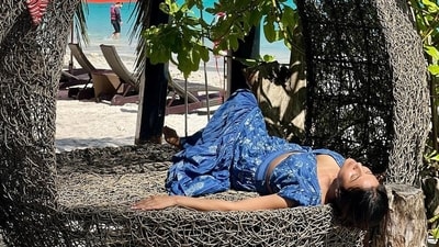 Shehnaaz Gill took for a long vacation in Bangkok days after the release of her debut Bollywood film, Kisi Ka Bhai Kisi Ki Jaan. She was seen alongside Salman Khan and Pooja Hegde in the film. Shehnaaz Gill took for a long vacation in Bangkok days after the release of her debut Bollywood film, Kisi Ka Bhai Kisi Ki Jaan. She was seen alongside Salman Khan and Pooja Hegde in the film. 