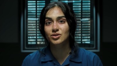 Adah Sharma in a still from The Kerala Story. Adah Sharma in a still from The Kerala Story.