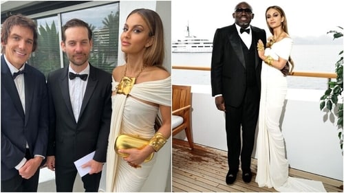 Natasha Poonawalla hangs out with Tobey Maguire and Edward Enninful at the Cannes Film Festival 2023. (Instagram) Natasha Poonawalla hangs out with Tobey Maguire and Edward Enninful at the Cannes Film Festival 2023. (Instagram)