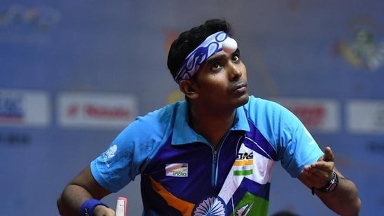 File photo of Achanta Sharath Kamal of India. (Getty Images)