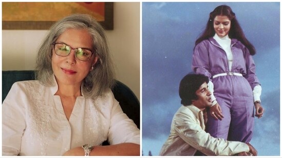 Zeenat Aman shared a throwback picture with Amitabh Bachchan.