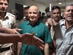 AAP leader Manish Sisodia at Rouse Avenue Court in connection with Delhi excise policy case in New Delhi. (PTI) AAP leader Manish Sisodia at Rouse Avenue Court in connection with Delhi excise policy case in New Delhi. (PTI)