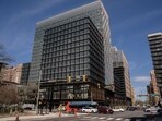 The Amazon HQ2 Met Park campus in Arlington, Virginia, US, on Monday, April 3, 2023. Amazon.com Inc. announced last month it is pausing construction on its sprawling second headquarters near Washington, with the first phase of the campus that the company calls HQ2 nearing completion and will be finished and occupied as planned. The Amazon HQ2 Met Park campus in Arlington, Virginia, US, on Monday, April 3, 2023. Amazon.com Inc. announced last month it is pausing construction on its sprawling second headquarters near Washington, with the first phase of the campus that the company calls HQ2 nearing completion and will be finished and occupied as planned.