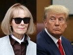 Columnist E Jean Carroll (L). Ex-US President Donald Trump. Columnist E Jean Carroll (L). Ex-US President Donald Trump.