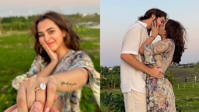 Aaliyah Kashyap and Shane Gregoire announced their engagement over the weekend. Aaliyah Kashyap and Shane Gregoire announced their engagement over the weekend.