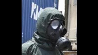 As per the analysis results of the industries, no traces of chlorine or ammonia are found from the stacks of the Punjab Alkalies & Chemicals Limited (PACL) and National Fertilizers Limited (NFL). (HT FILE PHOTO) As per the analysis results of the industries, no traces of chlorine or ammonia are found from the stacks of the Punjab Alkalies & Chemicals Limited (PACL) and National Fertilizers Limited (NFL). (HT FILE PHOTO)