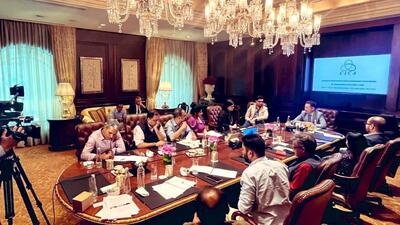 CICA secretary general Kairat Sarybay was in New Delhi for meetings with senior Indian officials (Twitter/) CICA secretary general Kairat Sarybay was in New Delhi for meetings with senior Indian officials (Twitter/)