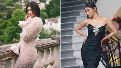 Cannes 2023: Diana Penty and Mouni Roy's stunning looks from Cannes. (Instagram) Cannes 2023: Diana Penty and Mouni Roy's stunning looks from Cannes. (Instagram)