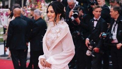 Esha Gupta earlier walked the red carpet of Cannes in an elegant gown featuring 3D floral elements and a high slit. (File Photo) Esha Gupta earlier walked the red carpet of Cannes in an elegant gown featuring 3D floral elements and a high slit. (File Photo)