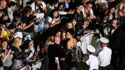 On average 200,000 actors, filmmakers, agents, producers, distributors, and more travel to France every year to grace the red carpet in their fancy outfits. (AFP) On average 200,000 actors, filmmakers, agents, producers, distributors, and more travel to France every year to grace the red carpet in their fancy outfits. (AFP)