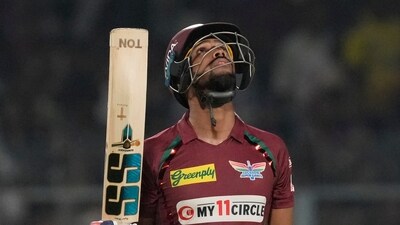 Last time out, Nicholas Pooran's attacking knock (58 off 30) helped LSG recover from 73/5 and propelled them to a competitive 176/8 (AP) Last time out, Nicholas Pooran's attacking knock (58 off 30) helped LSG recover from 73/5 and propelled them to a competitive 176/8 (AP)