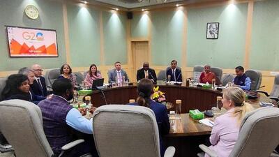 The Boeing delegation led by Boeing India president Salil Gupte met finance minister Nirmala Sitharaman. (Twitter/FinMinIndia) The Boeing delegation led by Boeing India president Salil Gupte met finance minister Nirmala Sitharaman. (Twitter/FinMinIndia)