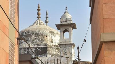 The Varanasi district court said the Shringar Gauri-Gyanvapi suit will be the leading case. (AFP) The Varanasi district court said the Shringar Gauri-Gyanvapi suit will be the leading case. (AFP)