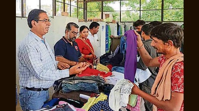 The civic body has also set up 19 RRR (reduce, reuse and recycle) centres across the city. (HT Photo) The civic body has also set up 19 RRR (reduce, reuse and recycle) centres across the city. (HT Photo)