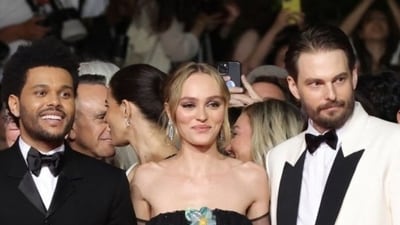 The Weeknd, Lily Rose-Depp and Sam Levinson at the Cannes Film Festival. The Weeknd, Lily Rose-Depp and Sam Levinson at the Cannes Film Festival.