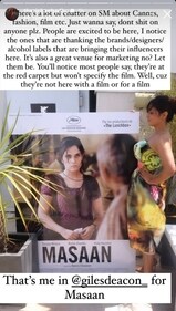 Richa shared a photo of herself at Cannes in 2015. Richa shared a photo of herself at Cannes in 2015.