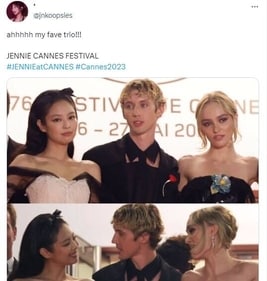 Jennie attended the Cannes Film Festival.
