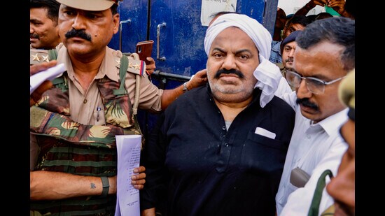 On April 20, Mishra called Saeed on his phone and demanded ₹3 crore in the name Atiq and his henchmen, the trader alleged. (File)