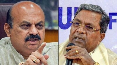 Former Karnataka Chief Minister Basavaraj Bommai and incumbent CM Siddaramaiah. Former Karnataka Chief Minister Basavaraj Bommai and incumbent CM Siddaramaiah.