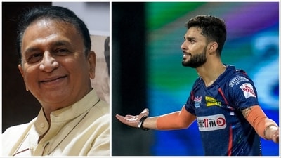 Sunil Gavaskar's on-air statement about Naveen-Ul-Haq sparked a huge debate on social media (ANI-PTI) Sunil Gavaskar's on-air statement about Naveen-Ul-Haq sparked a huge debate on social media (ANI-PTI)