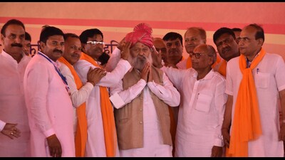 Haryana home minister Anil Vij at an event in Karnal on Wednesday. Haryana home minister Anil Vij at an event in Karnal on Wednesday.