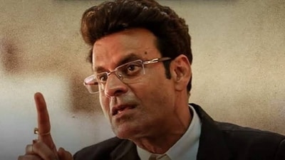 Manoj Bajpayee in a still from Sirf Ek Bandaa Kaafi Hai. Manoj Bajpayee in a still from Sirf Ek Bandaa Kaafi Hai.